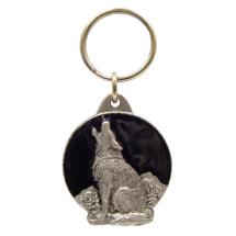 Howling Wolf Key Ring