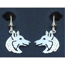 Wolf Profil Earrings