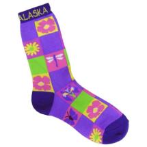 Alaska Flowers Kid Socks