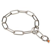 Chain Choke Collar Long Links Stainless Steel