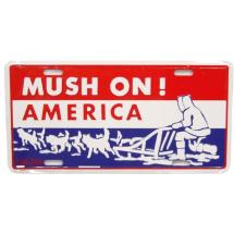 Mush On License Plate