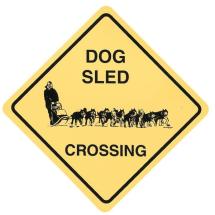 Dog Sled Xing Magnet