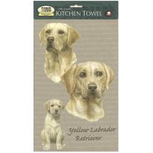 Yellow Labrador Kitchen Towel 