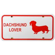 Dachshund Short Hair Lover License Plate