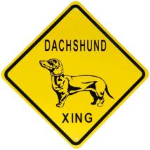 Dachshund Short Hair Crossing Sign