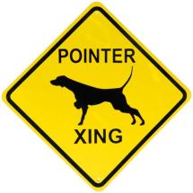 Pointer Crossing Sign