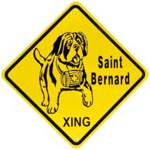 Saint Bernard Crossing Sign