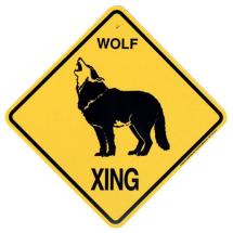 Wolf Crossing Sign N° 3