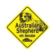 Berger Australien On Board Dog Sign
