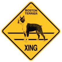 Boston Terrier Crossing Sign