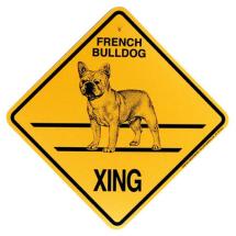 French Bulldog Crossing Sign