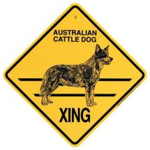 Australian Cattledog Crossing Sign