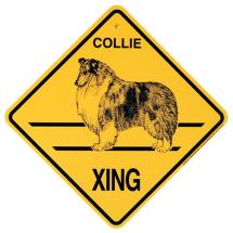 Collie Crossing Sign