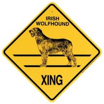 Irish Wolfhound Crossing Sign