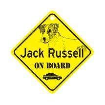 Jack Russell On Board Dog Sign