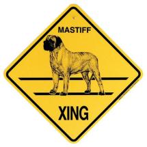 Mastiff Crossing Sign