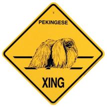 Pekingese Crossing Sign