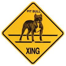 Pit Bull Crossing Sign