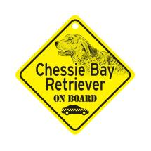 Chesapeake Bay Retriever On Board Dog Sign