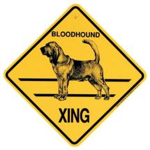 Blood Hound Crossing Sign