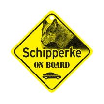 Schipperke On Board Dog Sign