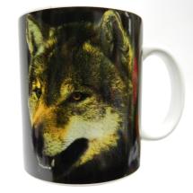 Timber Wolf Head Mug