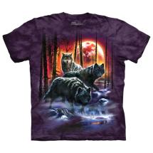 Wolf T-Shirt - Fire And Ice Wolves