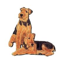 Airedale Terrier Brooch