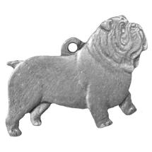 English Bulldog Body Key-Ring