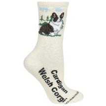 Welsh Corgi Cardigan Socks