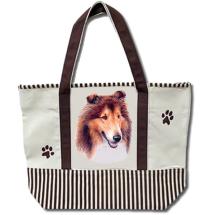Collie Heavy Duty Canvas Tote Bag