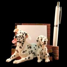 Dalmatian Note Holder With Pencil