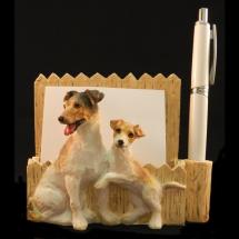 Jack Russell Note Holder With Pencil