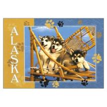 Pups On Sled Placemat