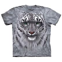 Leopard T-Shirt - Snow Leopard Portrait