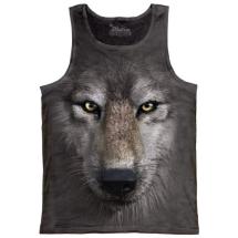 Wolf T-Shirt - Wolf Face Tank Tops T-Shirt