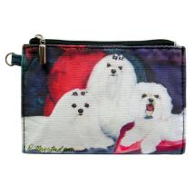 Maltese Zippered Pouch
