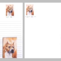 American Staffordshire Terrier Notepad Gift Pack