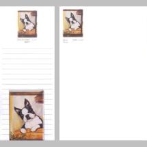 Boston Terrier Notepad Gift Pack