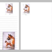 Boxer Cropped Ears Notepad Gift Pack
