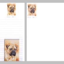 Bullmastiff Notepad Gift Pack