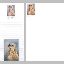 American Cocker Spaniel Fawn Notepad Gift Pack