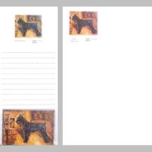Giant Schnauzer Cropped Ears Notepad Gift Pack
