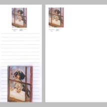 Dachshund Wire Notepad Gift Pack