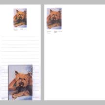 Yorkshire Terrier Notepad Gift Pack Puppy Cut