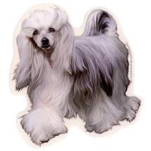 Chinese Crested Dog Body Sticker