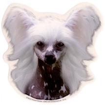 Chinese Crested Dog Head Sticker N° 2
