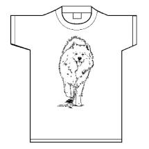 T-Shirt White Samoyed