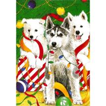 Holiday Wrapping Greeting Card