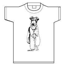 T-Shirt Red Fox Terrier Wire